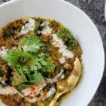 Curried Lentils with Kale, Ginger and Spices